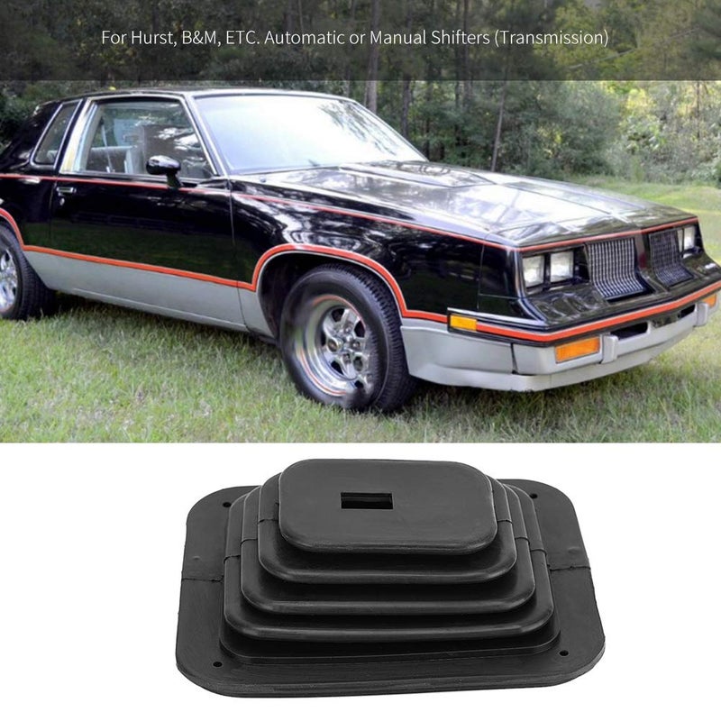 Jadeshay Gear Shift Dust Cover, Rubber Car Shifter Boot Replacement for GM350, Enhanced Dust Protection Easy Installation Sleek Design - Image 2